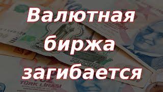 Валютная биржа загибается, остановка торгов лирой!