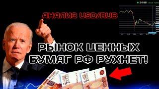 Анализ USD/RUB Рынок ценных бумаг рухнет Прогноз курса доллара рубля на май 2022