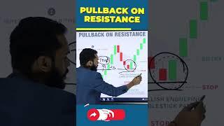 PULLBACK ON RESISTANCE #shorts #youtubeshorts #stockmarket #sharemarket #nifty #trading #banknifty