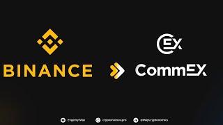 Биржи Binance - CommEX  #commex