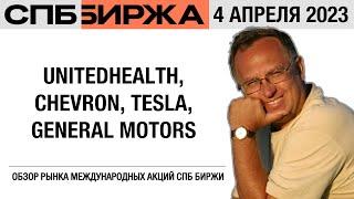 Обзор рынка международных акций: UnitedHealth, Chevron, Nvidia, Tesla, General Motors