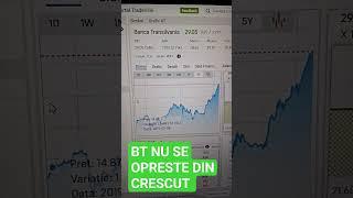 BANCA TRANSILVANIA NU SE OPRESTE DIN CREȘTERE #investitii #viral #bursa #educatiefinanciara #fy